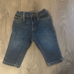 Old Navy denim jeans. Size 3-6 months